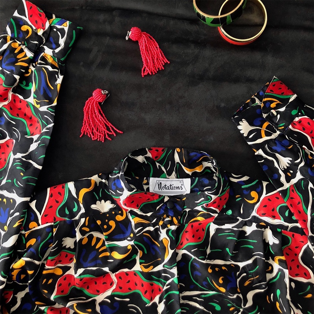 VTG Psychedelic Watermelon Blouse